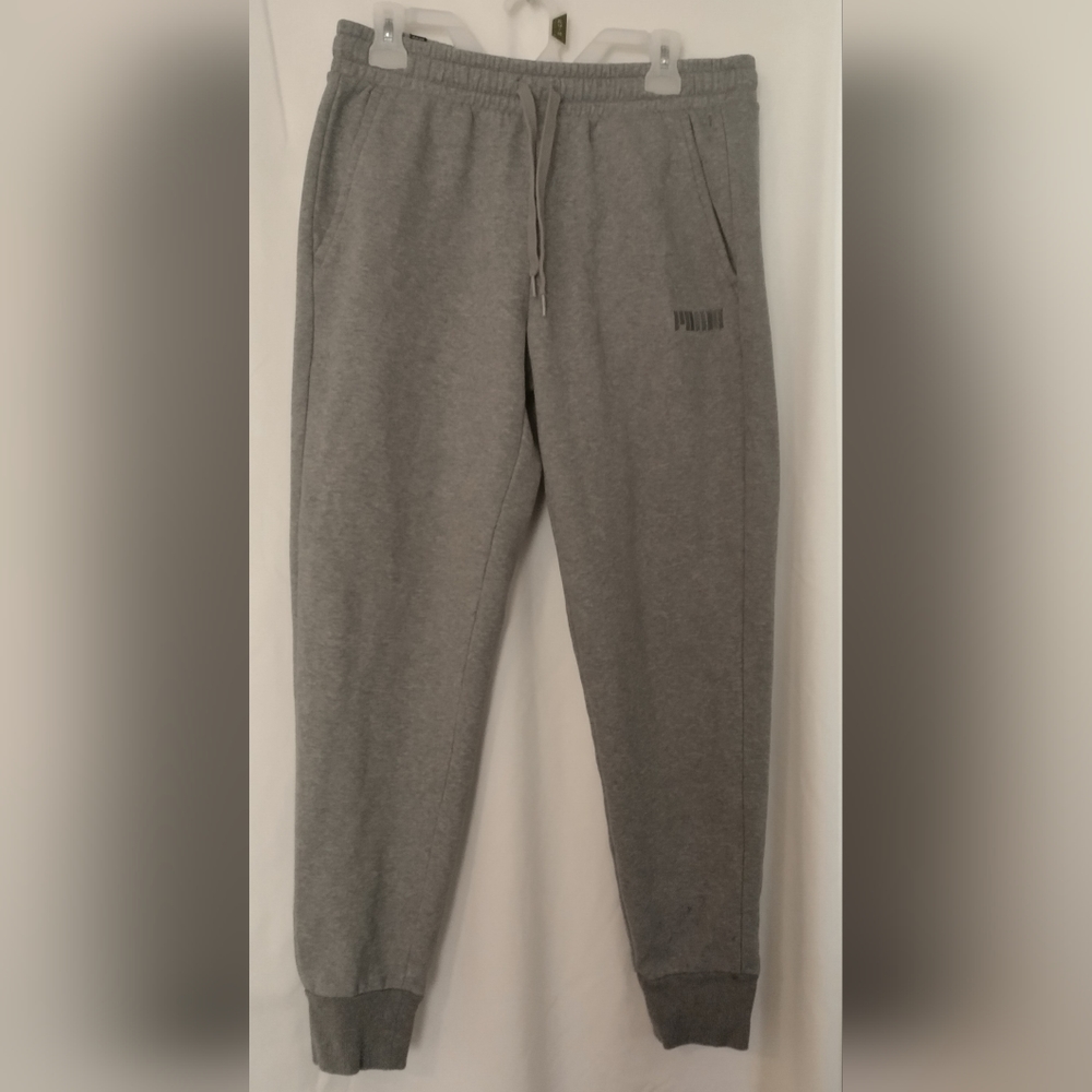 Puma joggers sweatpants gray color